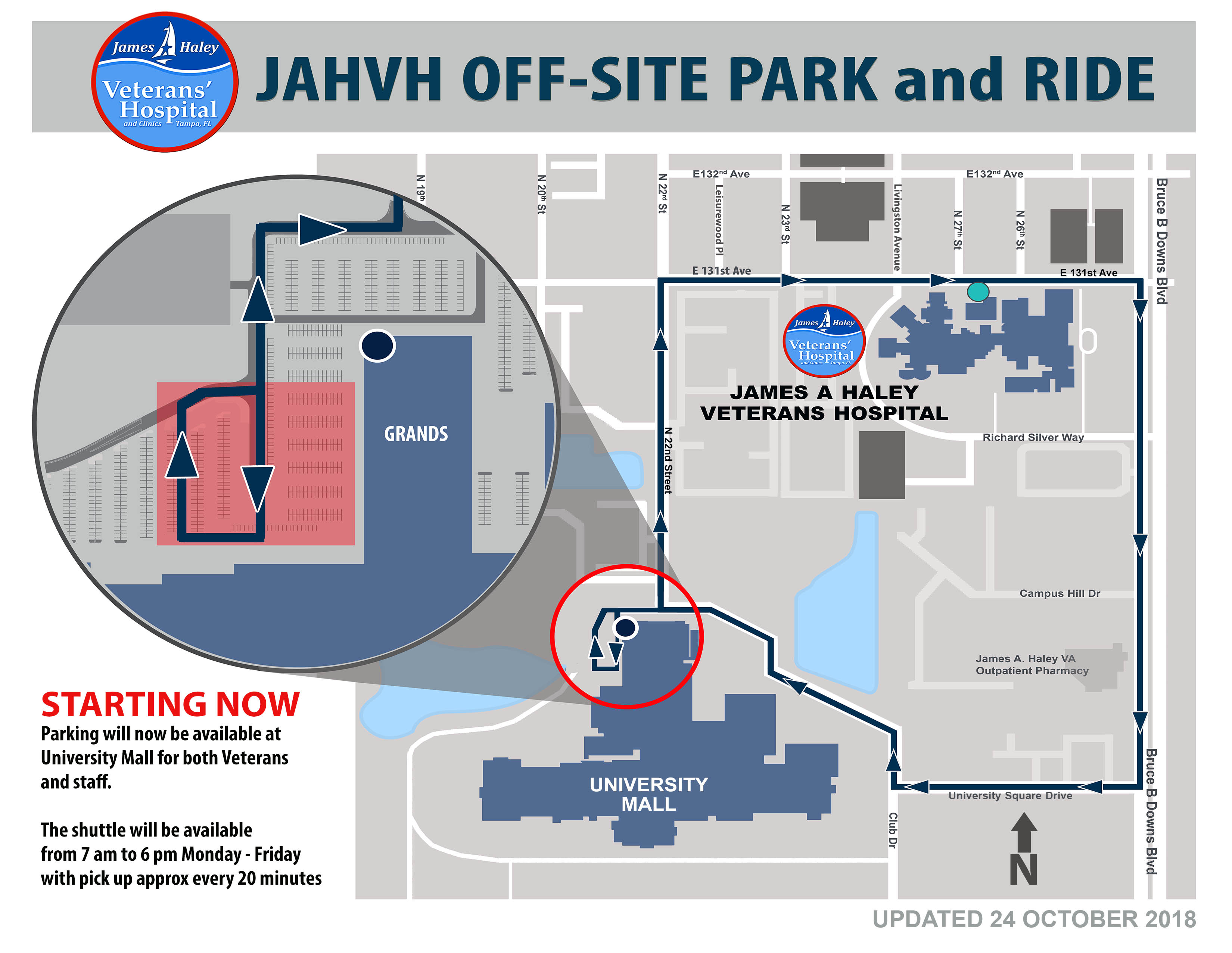 Campus Map | VA Tampa Health Care | Veterans Affairs